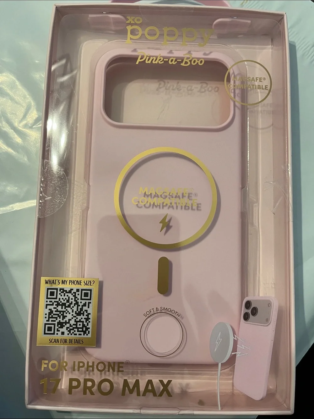 Poppy Pink-a-Boo MagSafe Case for iPhone 17 Pro Max